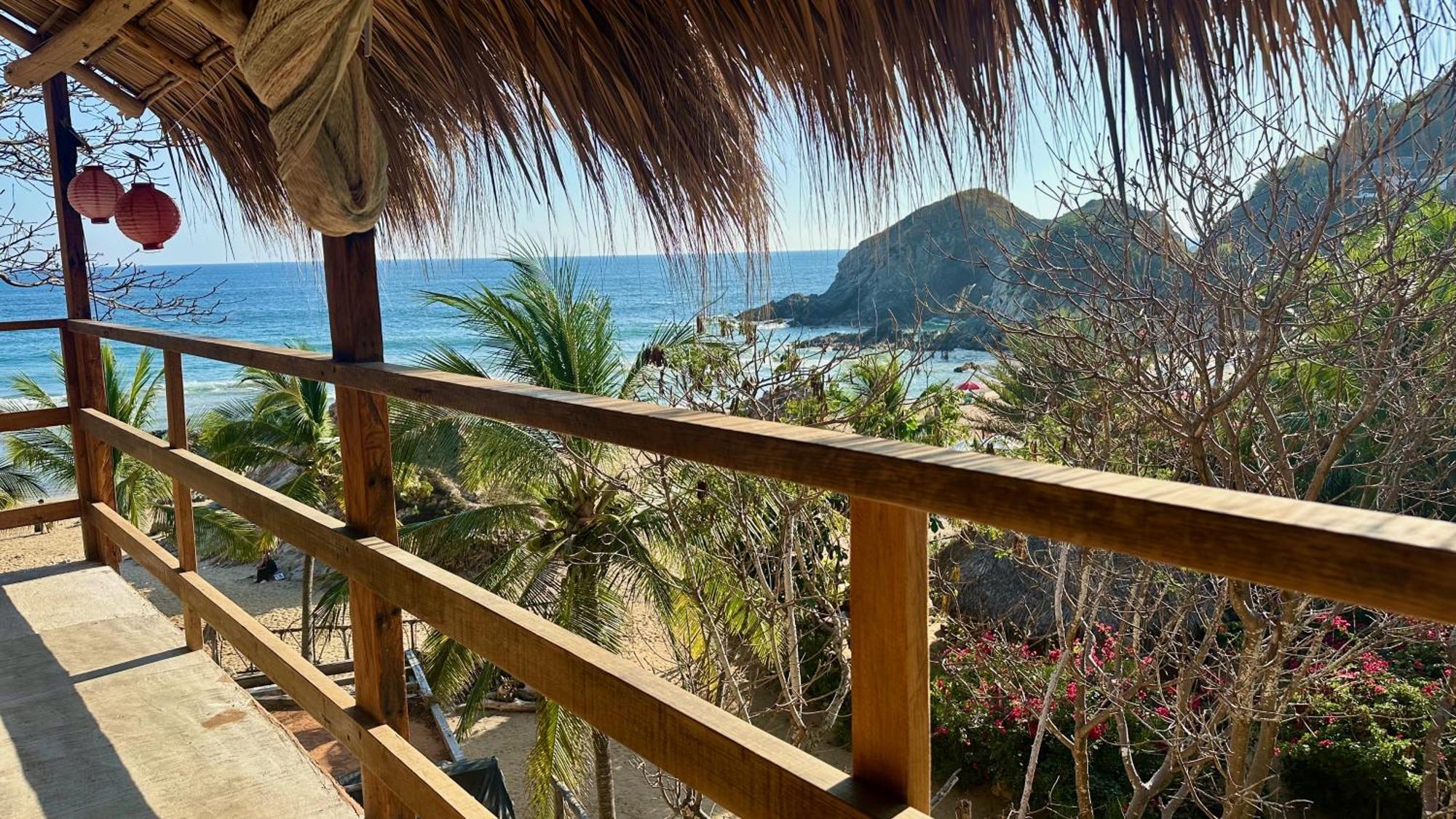 Lo Cosmico Hotell Zipolite Exteriör bild